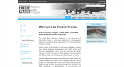 Desktop Screenshot of freezeframe.ac.uk